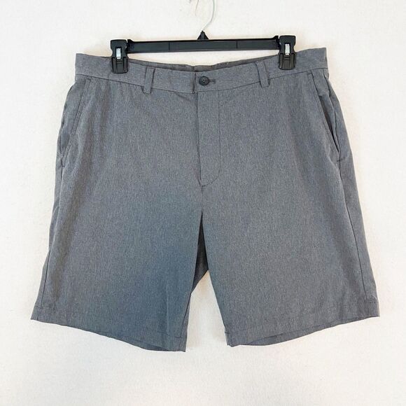 Vineyard Vines Performance Shorts Men's 38 Gray Lightweight Breathable Stretch - Picture 1 of 5
